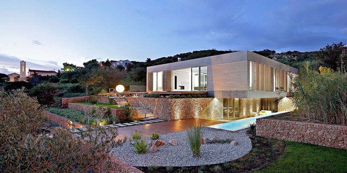 معماری خانه ساحلی در کرواسی