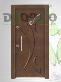 درب ضد سرقت لوکس برجسته روکش راش کد 2005
